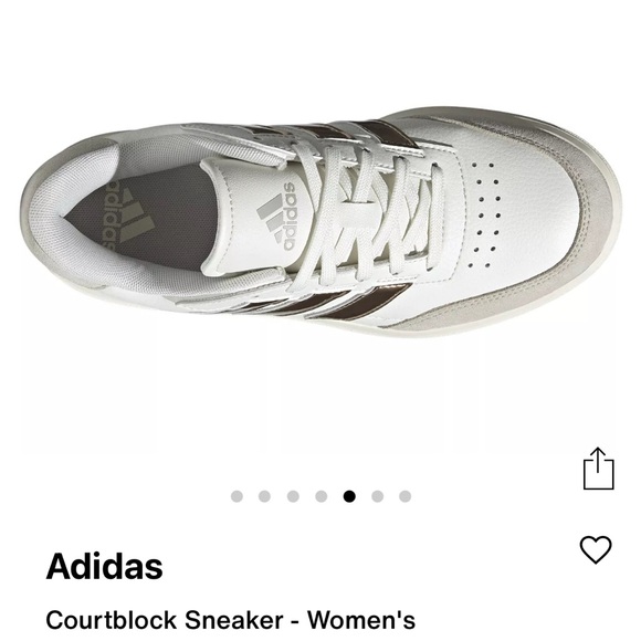 Adidas Womens Courtblock Sneakers 👟 SIZE 9 - Picture 11 of 13